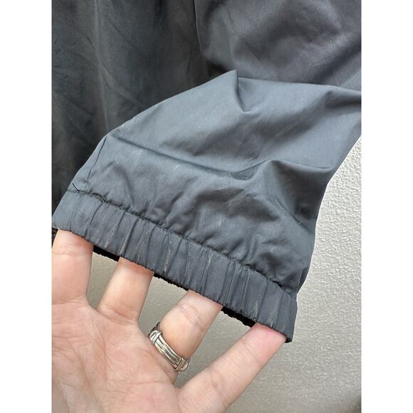 Athletic Works Womens Jacket Size Medium Black Zip Up Hooded Fleece Lined - Picture 15 of 16